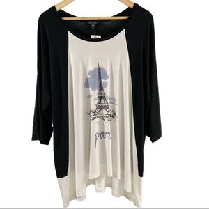 NWT Karen Kane Paris Tunic Women’s Size 3X